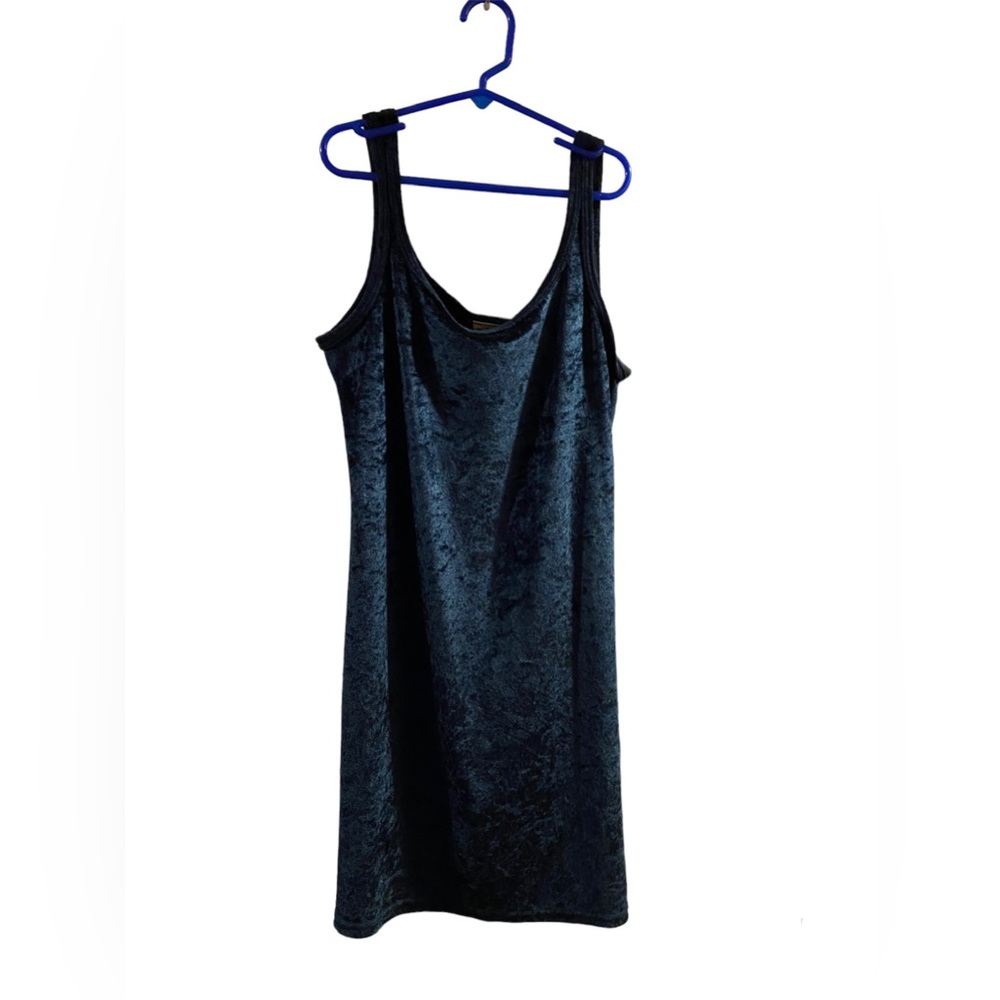 Sisterhood of the Traveling Dress - One of a Kind Blue Velvet Dress